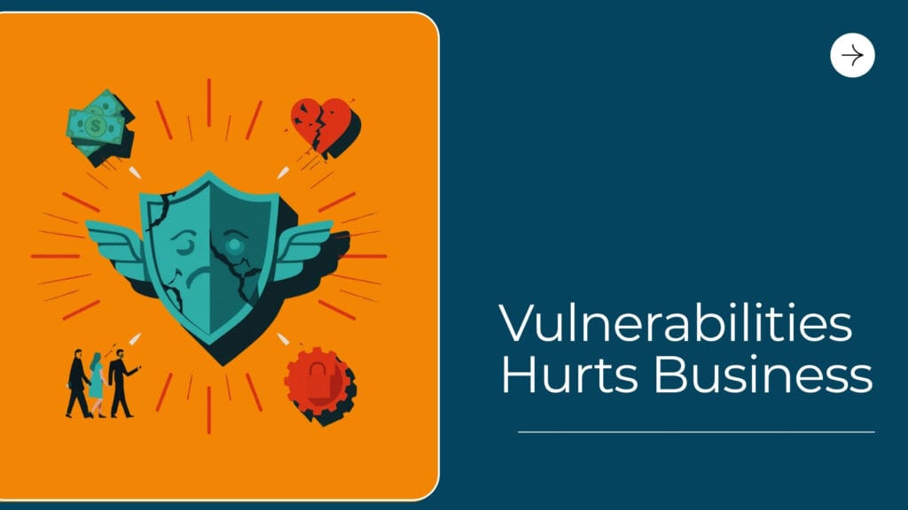 Visual metaphor showing a brand’s reputation crumbling with falling money, broken trust symbols, and a locked algorithm icon.