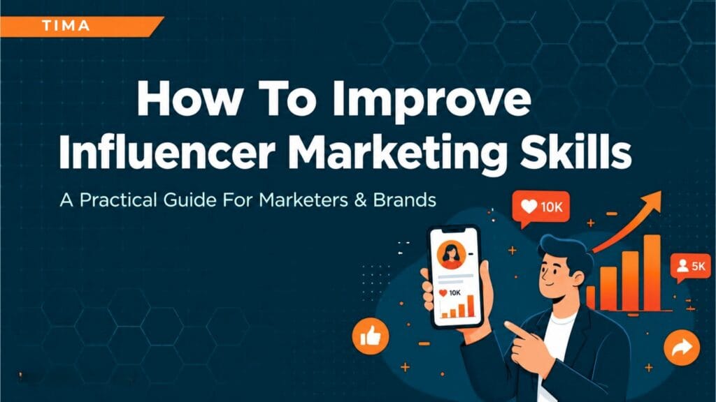How to improve influencer marketing skills. A featured guide by TIMA.